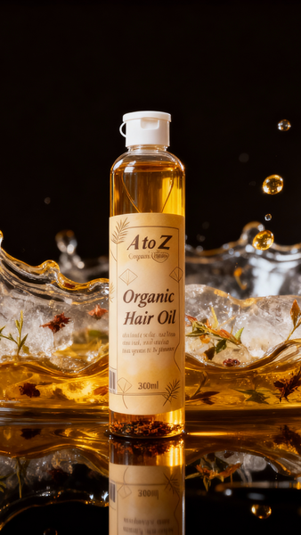 AtoZ Organic Hair Oil For Both Men and Women (300ml)