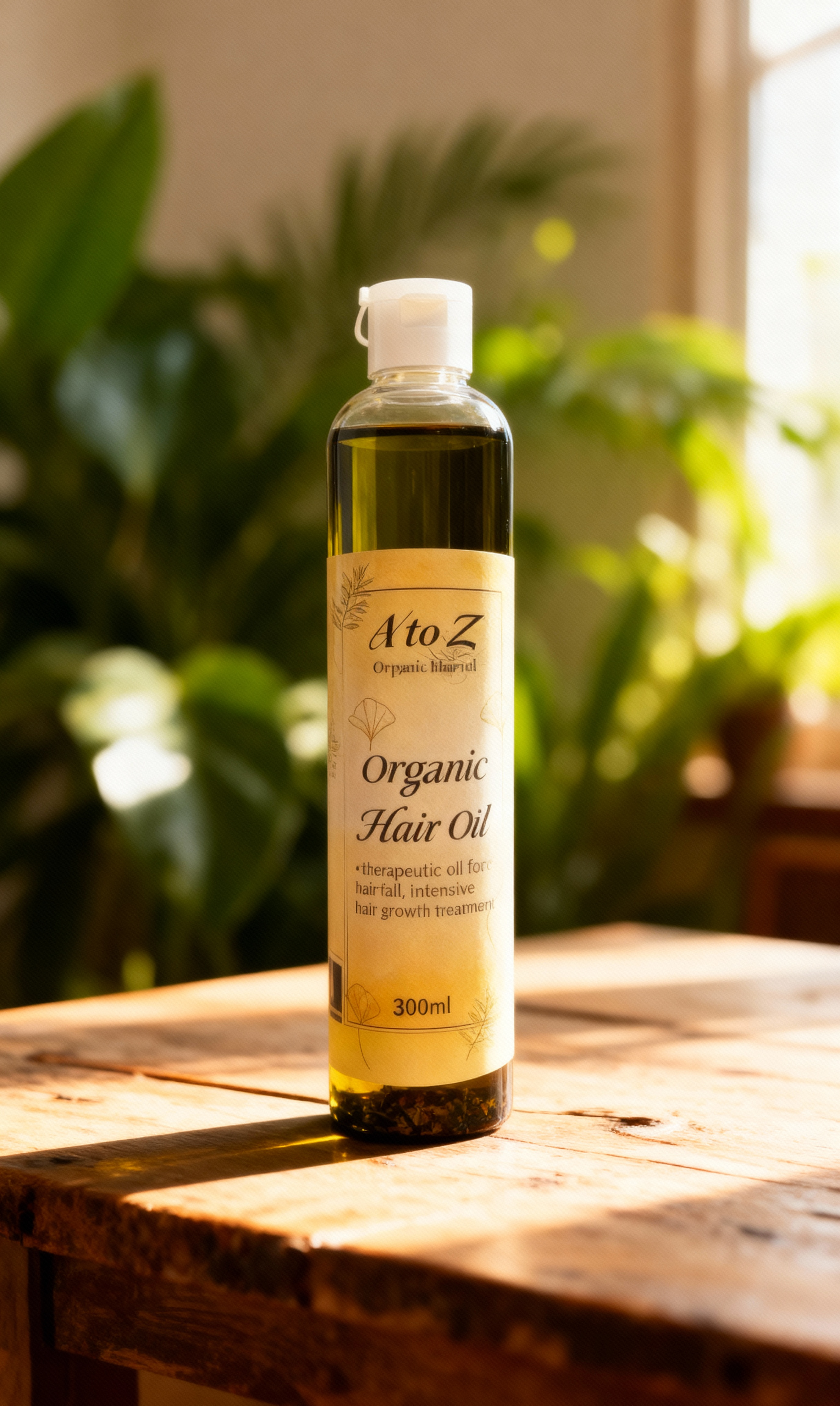 AtoZ Organic Hair Oil For Both Men and Women (300ml)